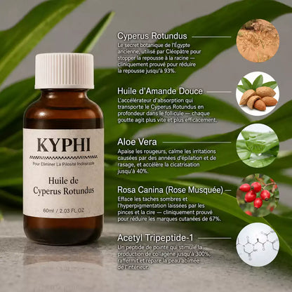 KYPHI™ Sérum Anti-Repousse au Cyperus Rotundus
